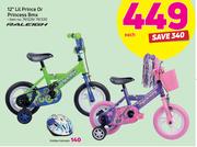 Raleigh 12" Lil Prince Or Princess BMX-Each