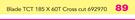Tork Craft Blade TCT 185 x 60t Cross Cut