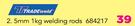 Tradeweld 2.5mm 1Kg Welding Rods