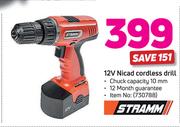 Stramm 12V Nicad Cordless Drill