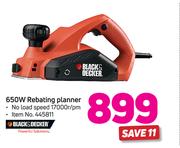 Black & Decker 650W Rebating Planner
