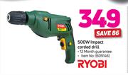 Ryobi 500W Impact Corded Drill