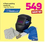 Tradeweld 4 Piece Welding Combo Kit