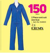Ethnix 2 Piece Conti Suit Size Blue-Each