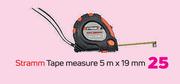 Stramm Tape Measure 5m x 19mm