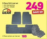 1st Gear 3 Piece SUV Mat Set