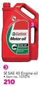 Castrol 5Ltr SAE 40 Engine Oil