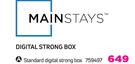 Mainstays Standard Digital Strong Box