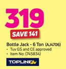 Topline Bottle Jack 6 Ton AJ4706