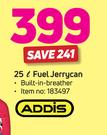 Addis 25Ltr Fuel Jerrycan