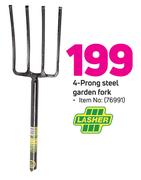Lasher 4-Prong Steel Garden Fork