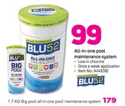 Blu 52 1.7Kg Big Pool All-In-One Pool Maintenance System