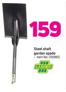 Lasher Steel Shaft Garden Spade