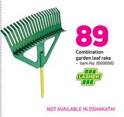 Lasher Combination Garden Leaf Rake