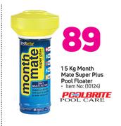 Poolbrite Pool Care 1.5Kg Month Mate Super Plus Pool Floater