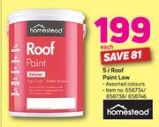 Homestead 5L Roof Paint Low