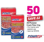 Powafix All Purpose Crack Filler 2Kg-Each