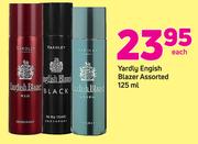 Yardly Engish Blazer Assorted-125L Each