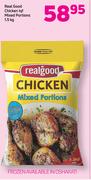Real Good Chicken IQF Mixed Portions-1.5Kg