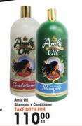 Amla Oil Shampoo + Conditioner-1Ltr Both For