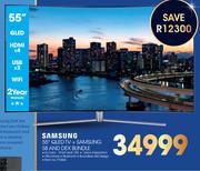 Samsung 55” QLED TV + Samsung S8 & DEX Bundle