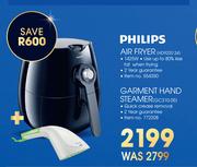 Philips Air Fryer + Philips Garment Hand Steamer