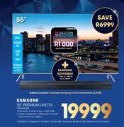 Samsung 55" Premium UHD TV 55MU8000 With Samsung Soundbar