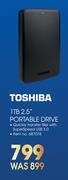 Toshiba 1TB 2.5" Portable Drive