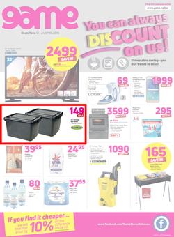 Game Botswana : You Can Always Discount On Us (12 April - 24 April 2018), page 1