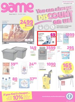Game Botswana : You Can Always Discount On Us (12 April - 24 April 2018), page 1