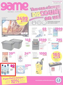 Game Botswana : You Can Always Discount On Us (12 April - 24 April 2018), page 1