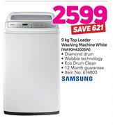 Samsung 9Kg Top Loader Washing Machine White WA90H4200SW