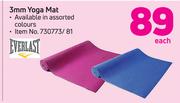 Everlast 3mm Yoga Mat-Each