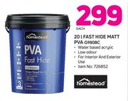 Homestead 20L Fast Hide Matt PVA G980BC