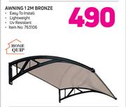 Homequip Awning 12m Bronze