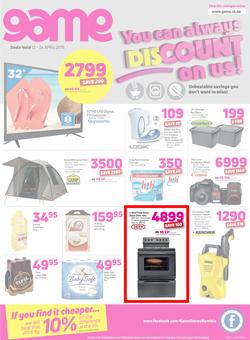 Game Namibia : You Can Always Discount On Us (12 April - 24 April 2018), page 1