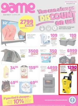 Game Namibia : You Can Always Discount On Us (12 April - 24 April 2018), page 1