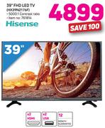 Hisense 39" FHD LED TV HX39N2176F