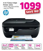 HP 4 In 1 Colour Inkjet Printer 3835