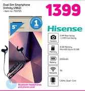 Hisense Infinity U962 Dual Sim Smartphone Including Bluetooth Headphone And Phone Cover