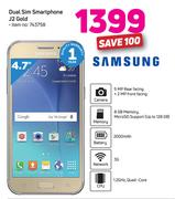 Samsung J2 Gold Dual Sim Smartphone