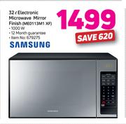 Samsung 32Ltr Electronic Microwave Mirror Finish ME0113M1 XF