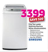 Samsung 9Kg Top Loader Washing Machine White WA90H4200SW