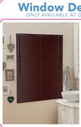 Decorland Ready-Made 25mm PVC Venetian Blinds (Espresso) 1000x1000mm