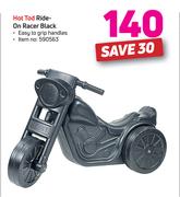 Hot Tod Ride On Racer Black