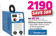 Tradeweld 200 Amp Inverter W4226C