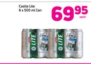 Castle Lite Can-6x500ml