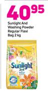 Sunlight Washing Powder Regular Flexi Bag-2Kg