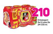Embalagem de 6 Latas de 2M 330ml