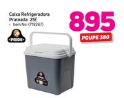 Pride 25Ltr Caixa Refrigeradora Prateada